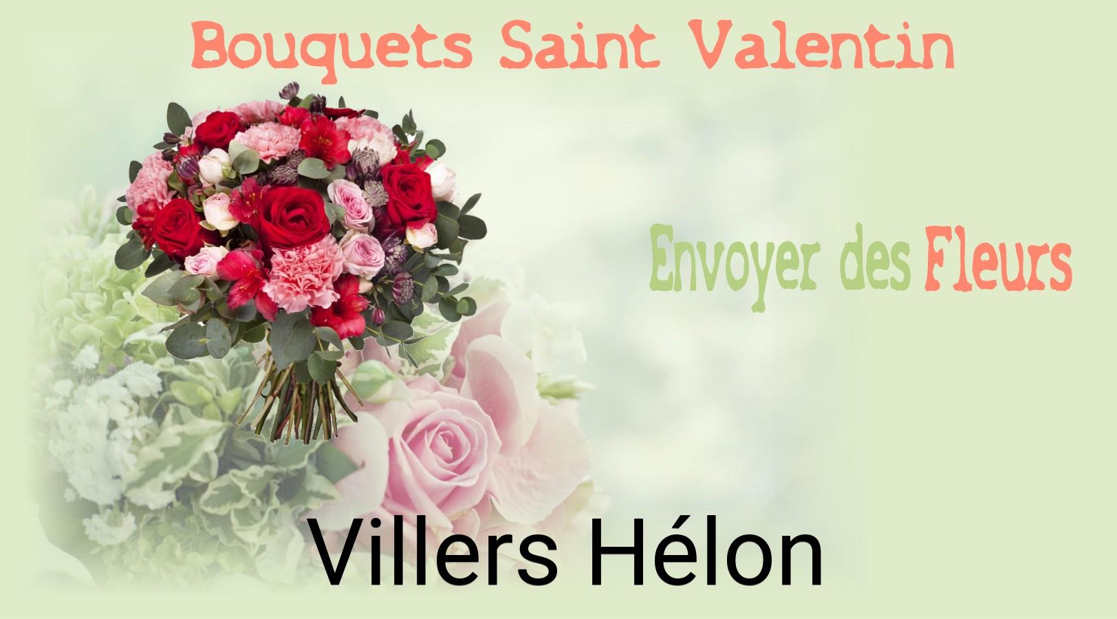 Roses de Saint-Valentin livrées à Villers-Hélon